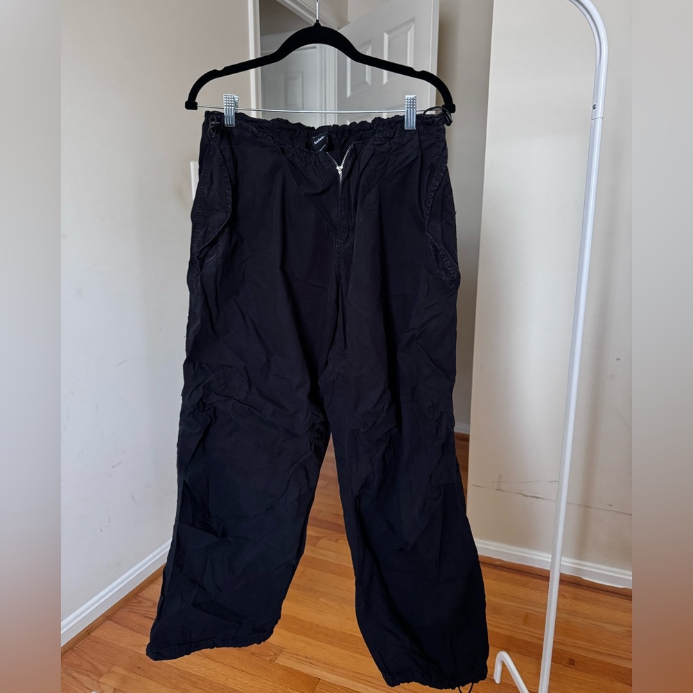 iets frans Black Zippered Pants